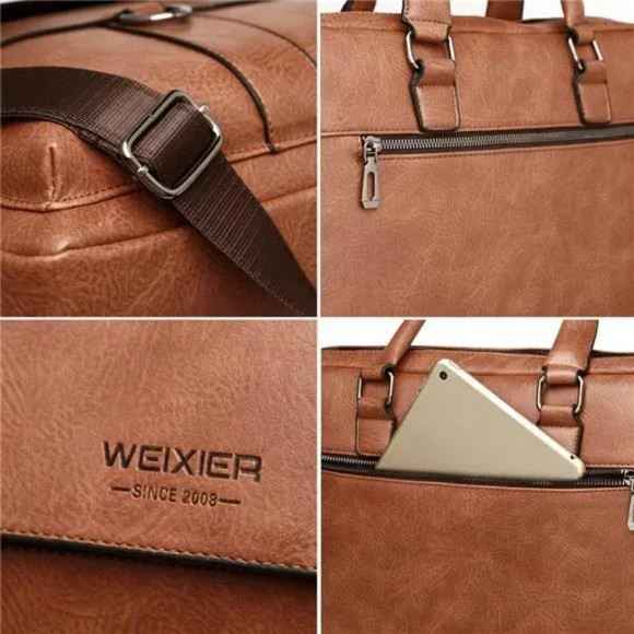 Small Leather Sling Shoulder Bag Messenger Pack 35black(pu)